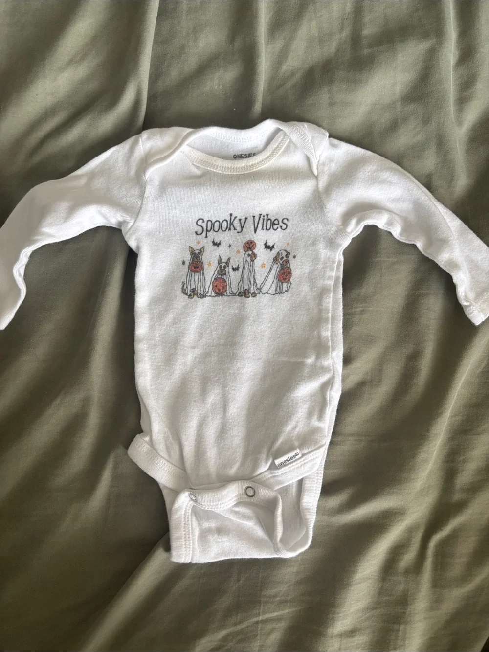 6 Halloween onesies